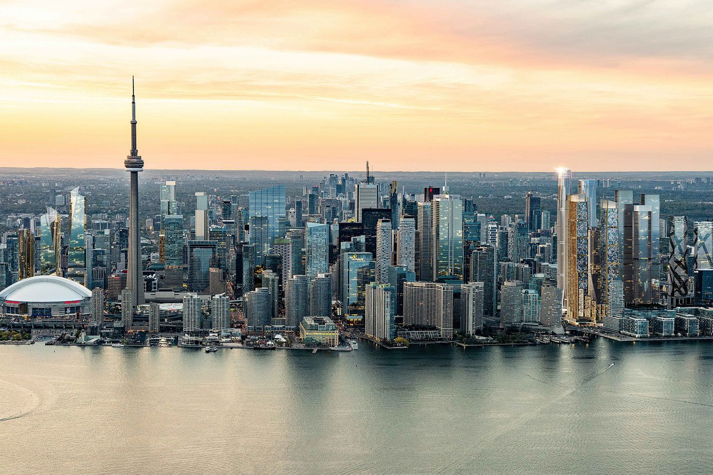 Future skyline of Toronto condos